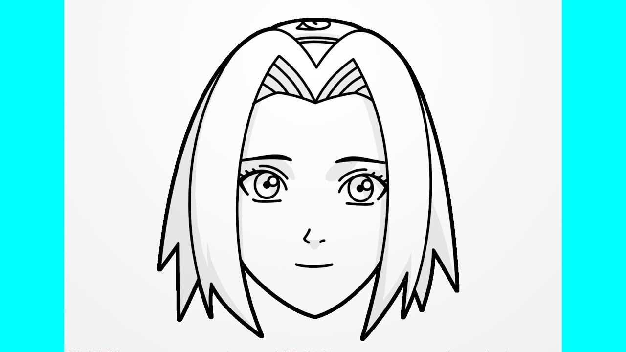 Como desenhar SAKURA HARUNO (Naruto) passo a passo, fácil e rápido ...