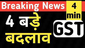 Alert GST Latest updates - Extended Due Dates & Late Fees, GST NEW NOTIFICATIONS ISSUED !