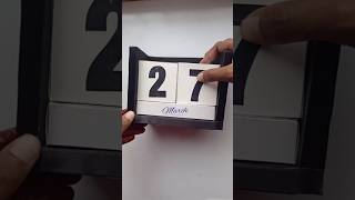 Diy Paper Calendar