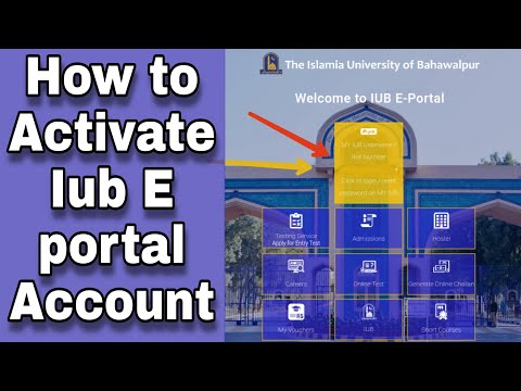 How to activate Iub E Portal By Using Mobile phone| Iub LMS Portal