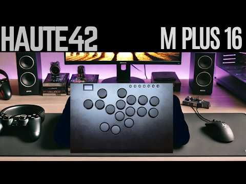 HAUTE42 COSMOX M16 PLUS ＆SHADOW HUNTING Haute42 Leverless Controller Arcade Stick M16 Plus-Aluminum