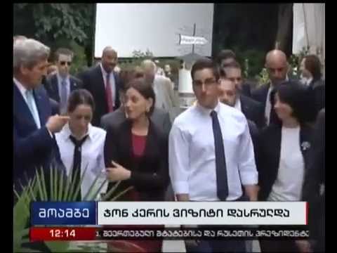 ჯონ კერიმ თბილისი დაათვალიერა და ახალგაზრდა მეწარმეებს შეხვდა