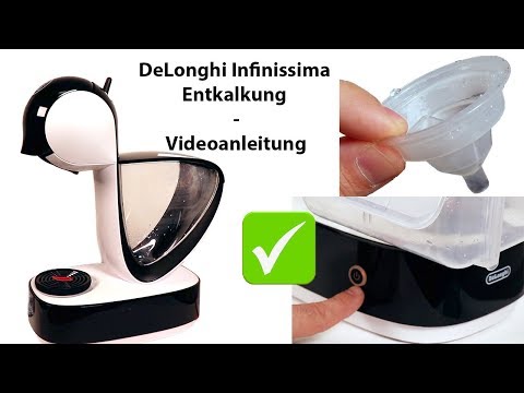 Dolce Gusto DeLonghi Infinissima descaling instructions