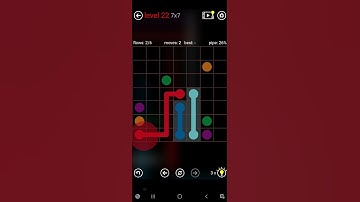 Flow Free 7x7 Level 22 #flowfree #level22 #8x8 #6x6 #7x7 #8x8 #mania #9x9 #10x10