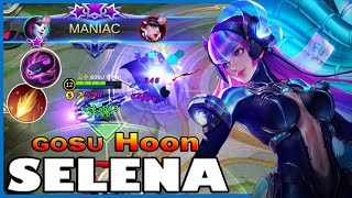 Maniac Hand Speed Combo With Fatal Abyssal Trap ɢᴏsᴜ Hoon Top Global Selena Mobile Legends