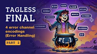 Tagless Final - 4 error channel encodings (Error Handling - Part 2)