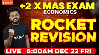 Plus Two Economics Christmas Exam | Rocket Revision | Eduport Class 12 Commerce & Humanities