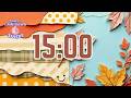 15 Minute Fall Timer  | Warm Autumn Countdown| Chill Countdown Timer