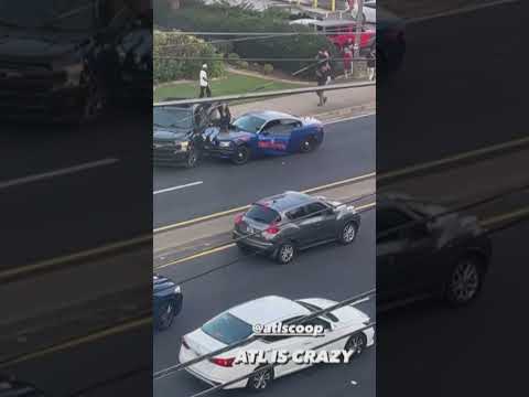 GSP trooper arrests burnout suspect at gunpoint after stopping car with PIT Maneuver