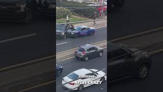 GSP trooper arrests burnout suspect at gunpoint after stopping car with PIT Maneuver