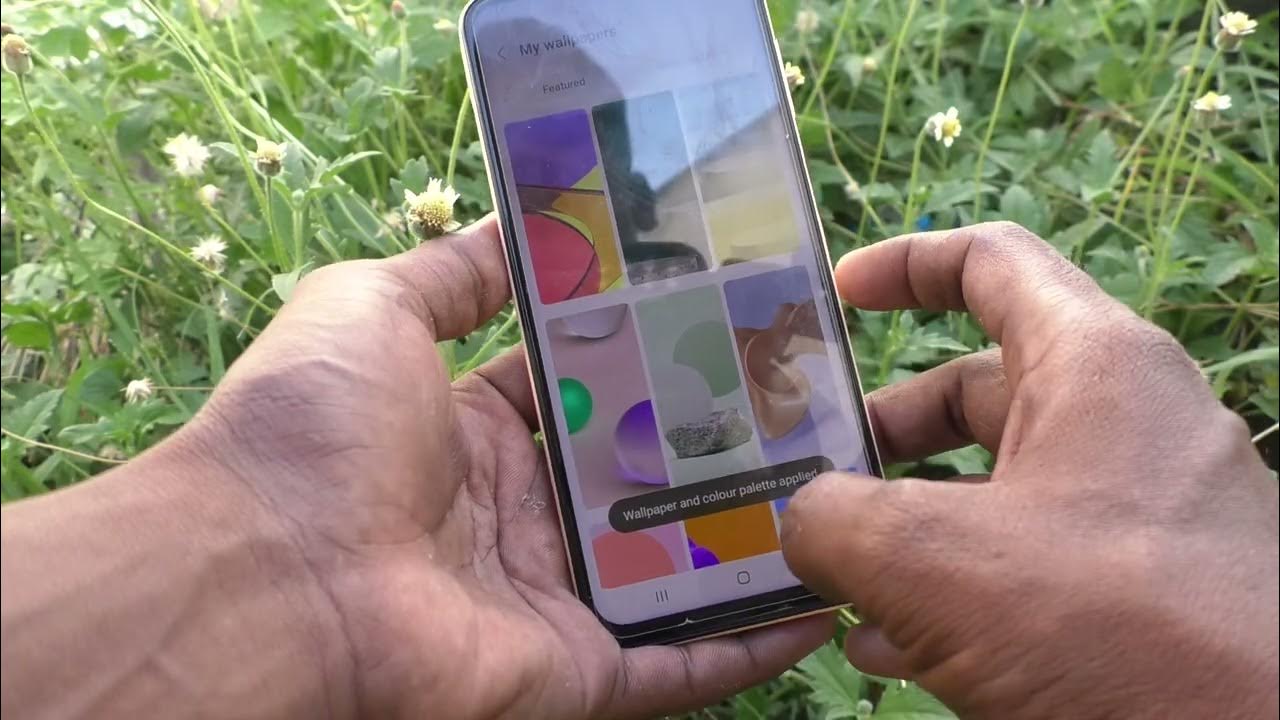 how-to-change-lock-screen-wallpaper-in-samsung-galaxy-a23-youtube