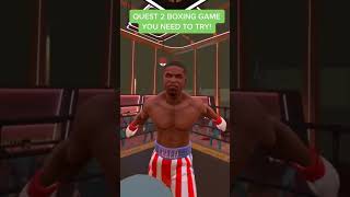 I Boxed Adonis Creed In Vr Quest 2 Boxing Game