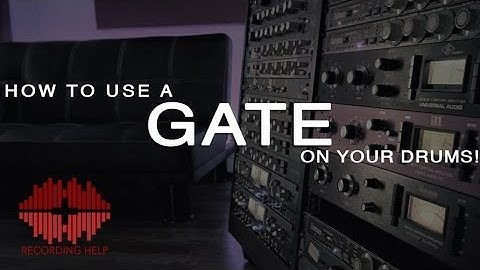 Use a Gate to Clean Up Your Drum Tracks