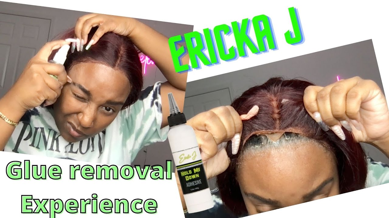 USING ERICKA J GLUE REMOVAL AND THIS HAPPENED!!!!