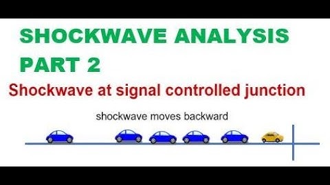 #shockwaves, #traffic, #signal, Shockwave Analysis  – PART 2, At traffic signals or bottlenecks