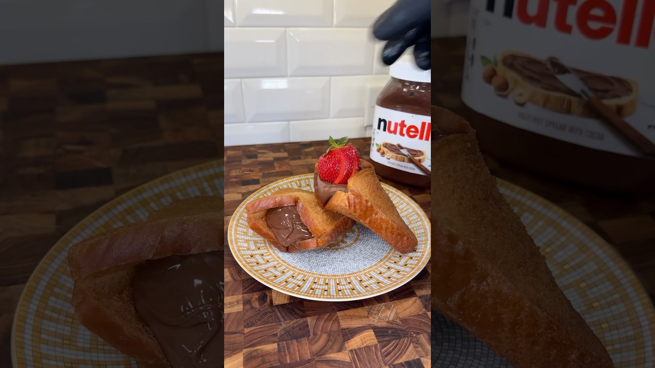 Nutella Bread Pockets 