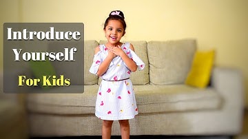 Introduce Yourself  In English for School Kids | Speech on Myself for Kids in English|About Myself