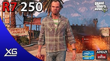 Grand Theft Auto V On AMD Radeon R7 250 2GB DDR3 | 768p | LOW | FPS - TEST