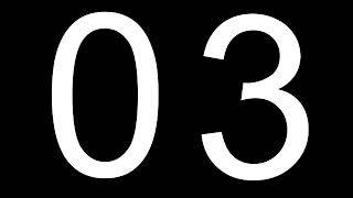 99 to 0 SECONDS Countdown Timer 2 digits