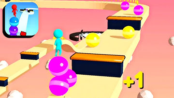 Stack Rider 🟡🌈🌟 All Levels 119-120 Gameplay (iOS,Android)