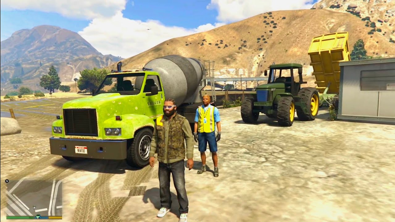 GTA 5 - Concrete Mixer Truck Le Jana Pada Bhari 