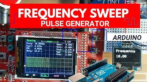 Arduino Pulse Generator Frequency Sweep