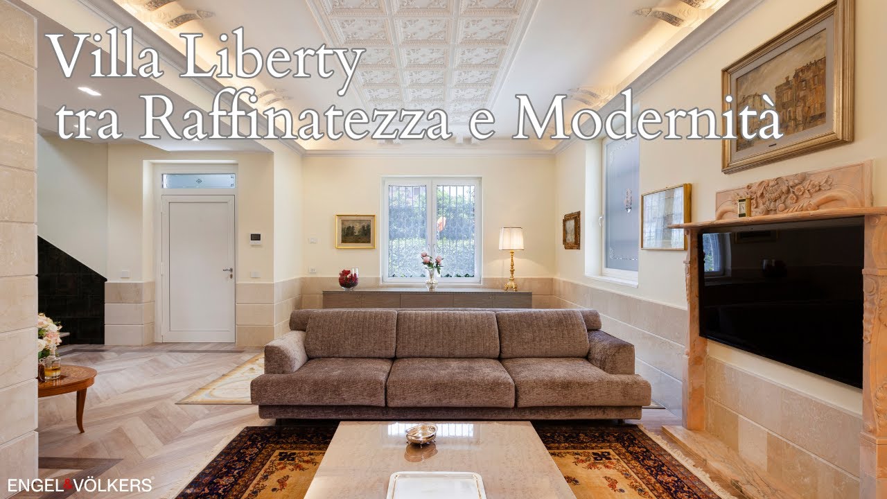 Villa moderna e raffinata in stile Liberty  I Engel & Völkers Brescia