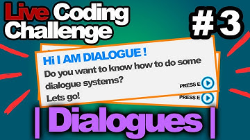 Easy Dialogue Systems- - Unity Live Coding Challenge -   w| RayznGames