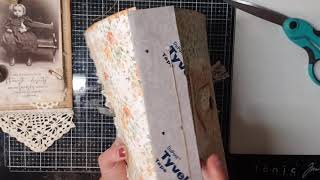 Hidden Spine Technique. Junk journal hidden spine tutorial