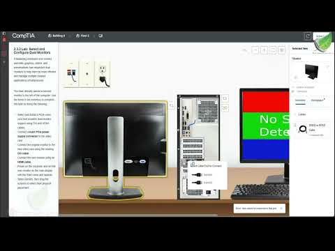 2.3.2 Lab Select and Configure Dual Monitors