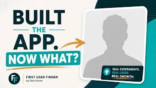 Built the App. Now What? Testing How to Find First Users