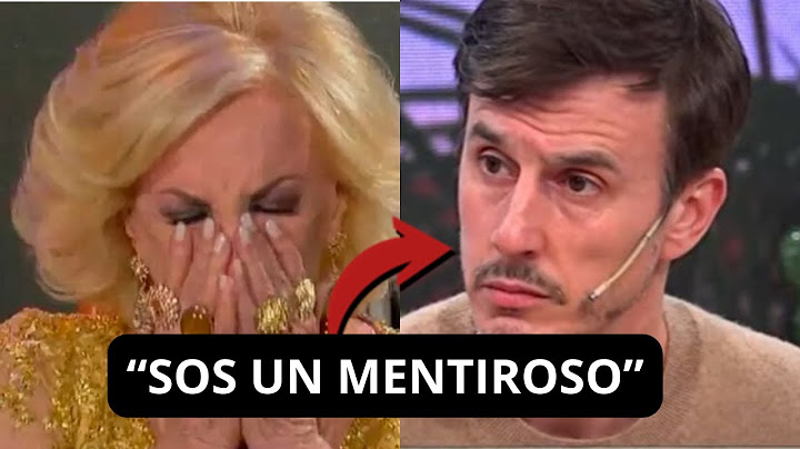 FUERTE discusión entre MIRTHA LEGRAND y MORITAN