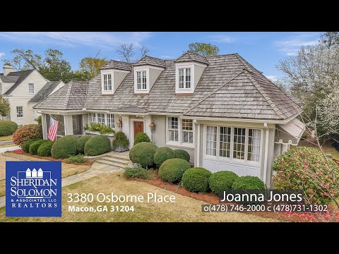 3380 Osborne Place, Macon, GA home video tour