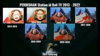 PERBEDAAN Station id Bali TV (2013 - 2022)