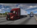 Realistic ATS Driving; Kenworth T680; Texas 352km; HORI Truck Control System