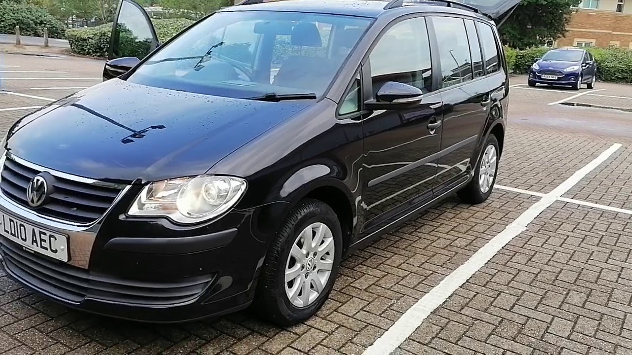 2010 Volkswagen Touran 1.6 S 7seats Black YouTube