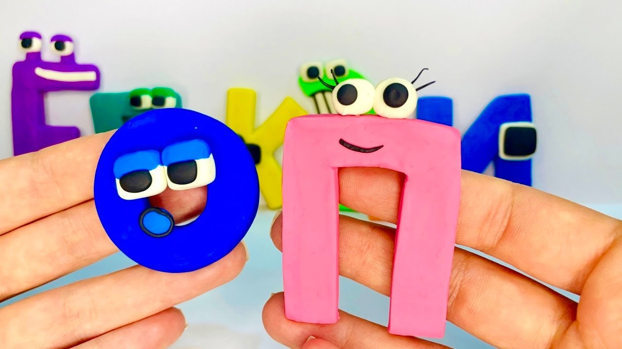 Russian Alphabet Lore О, П Clay #alphabet #alphabetlore # ...