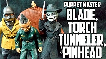 NECA’s Puppet Master Action Figures | Blade & Torch, Tunneler & Pinhead Sets