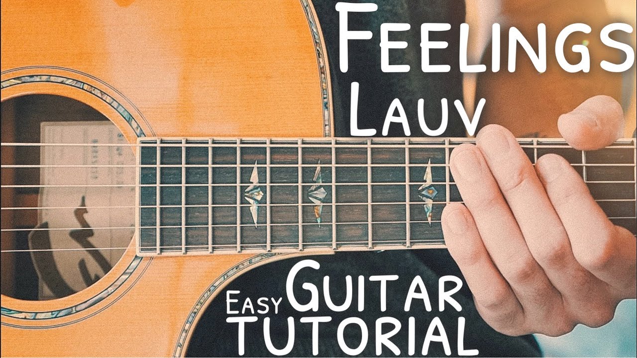Feelings Lauv Guitar Tutorial // Feelings Guitar // Guitar Lesson 738