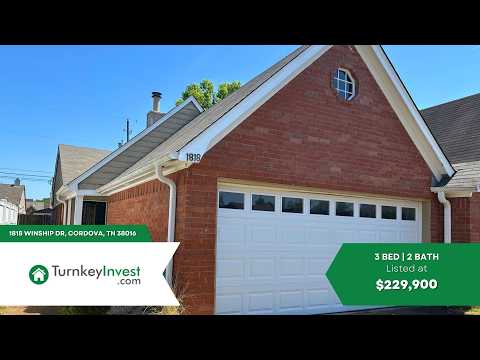1818 Winship Dr, Cordova, TN home video tour
