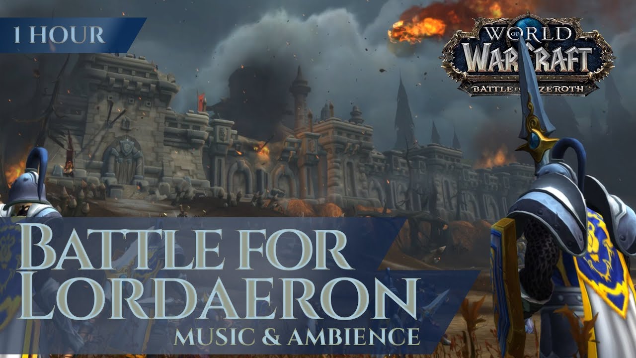 Battle for Lordaeron - Music & Ambience (1 hour, 4K, World of Warcraft Battle for Azeroth aka BfA)