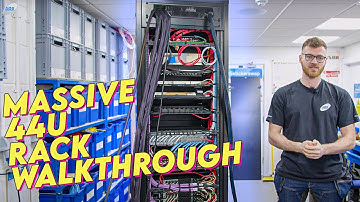 MASSIVE 44u Rack For Our Yorkshire Refurb Smart Home!