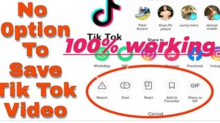 How to save  tiktok video without save option 2022 screenshot 5