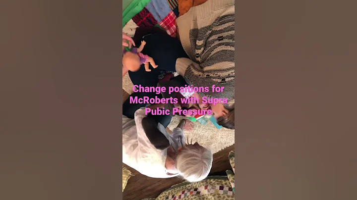 Releasing anterior shoulder with McRoberts Maneuver