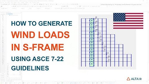 ASCE 7-22 Wind Load Generation using S-FRAME