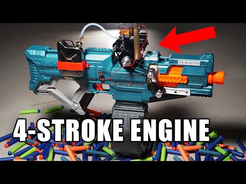 Video till Snubbe bygger bränsledrivet Nerf-gevär