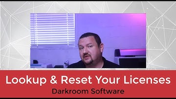How to lookup and reset your license.