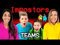 We Teamed Up In AMONG US To Get IMPOSTER and WIN! TEAM vs TEAM! Will Prezley & Charli WIN?