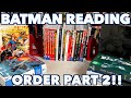 A comprehensive look at the reading order of Batman Part 2!