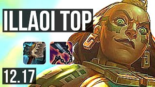 ILLAOI vs KAYLE (TOP) | Rank 2 Illaoi, 2.3M mastery, 1200+ games, 2/0/3 | KR Grandmaster | 12.17